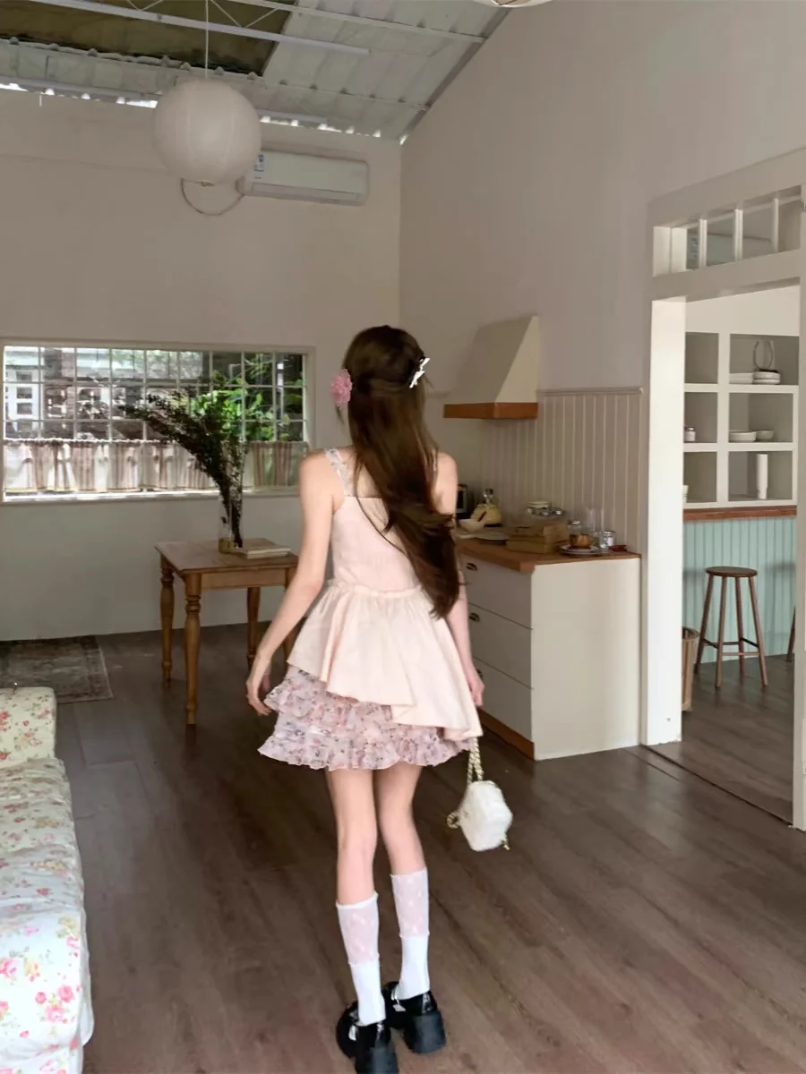 Rose Oil Painting Hall Lotus Root Jacquard Splicing Sling