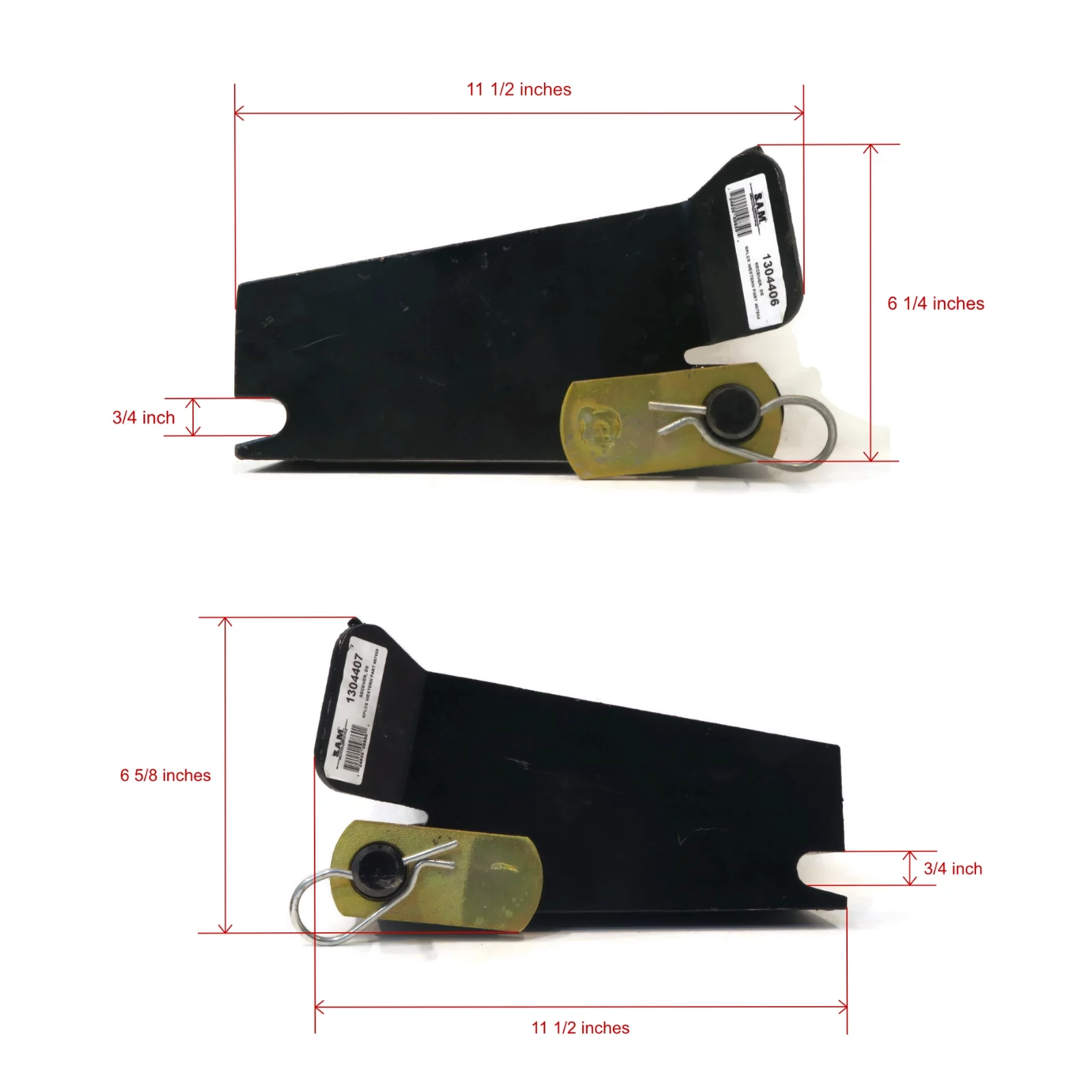 Buyers Products Snowplow Receiver Set for Western Ultramount 2 Wide-Out Plow