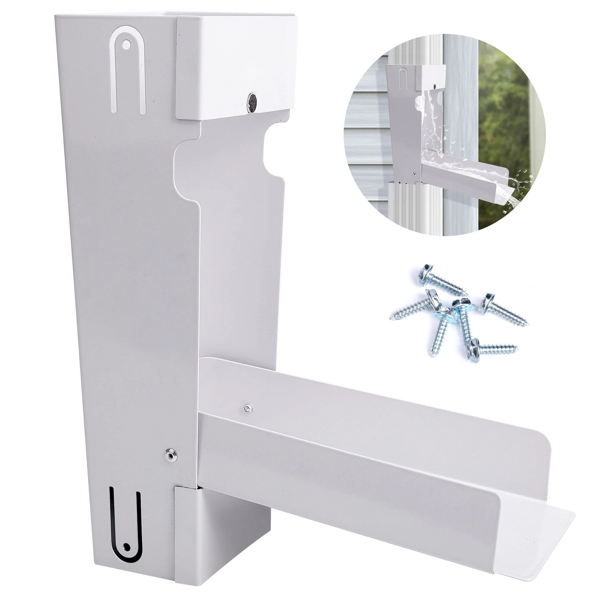 Rainwater Collection System, Rain Barrel Diverter Catching Collection System, Stainless Steel Raindrop Rainwater Colander Fits 3