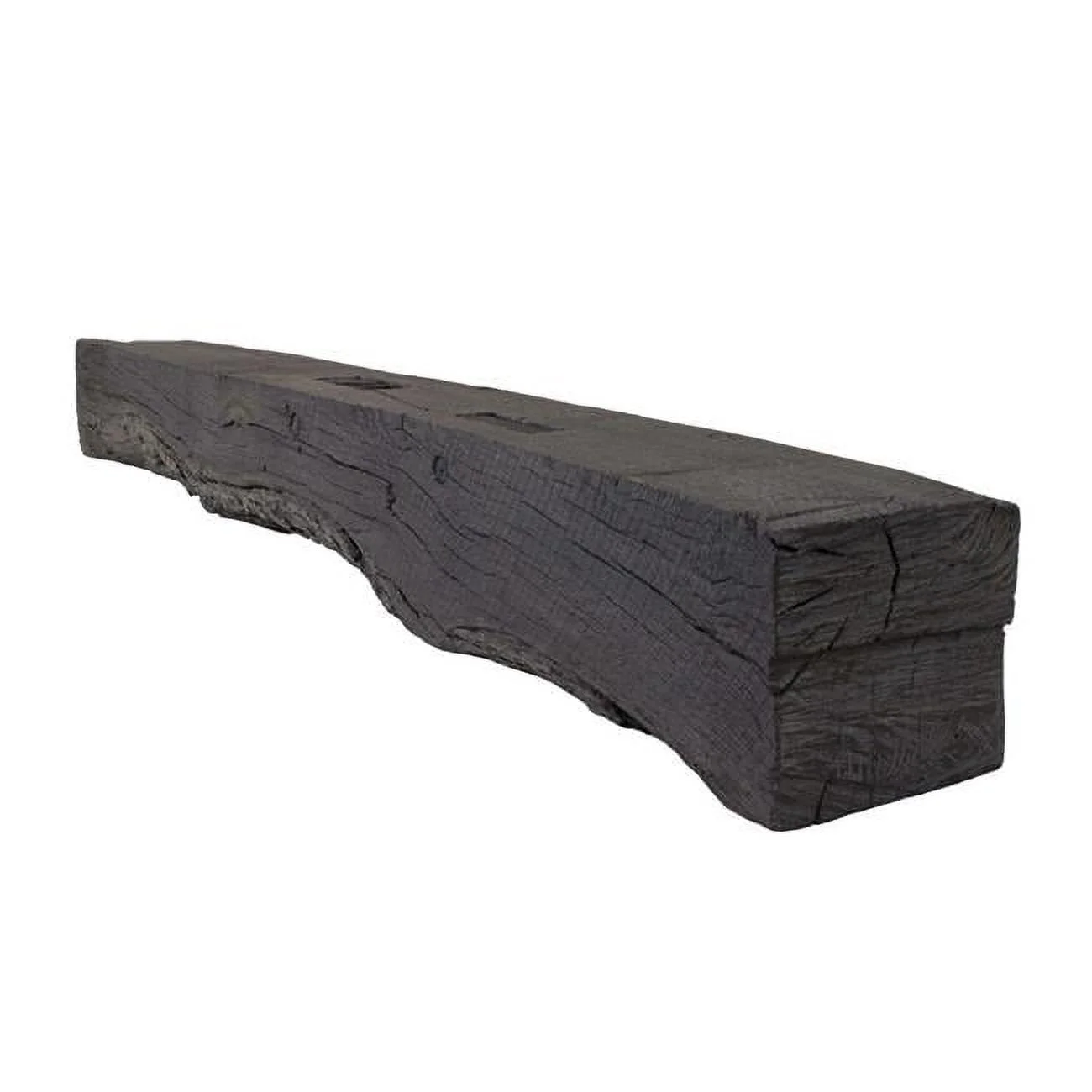 Lexington Hearth RH-5-LH-EC 5 ft. Rickhouse Fireplace Mantel, Eclipse