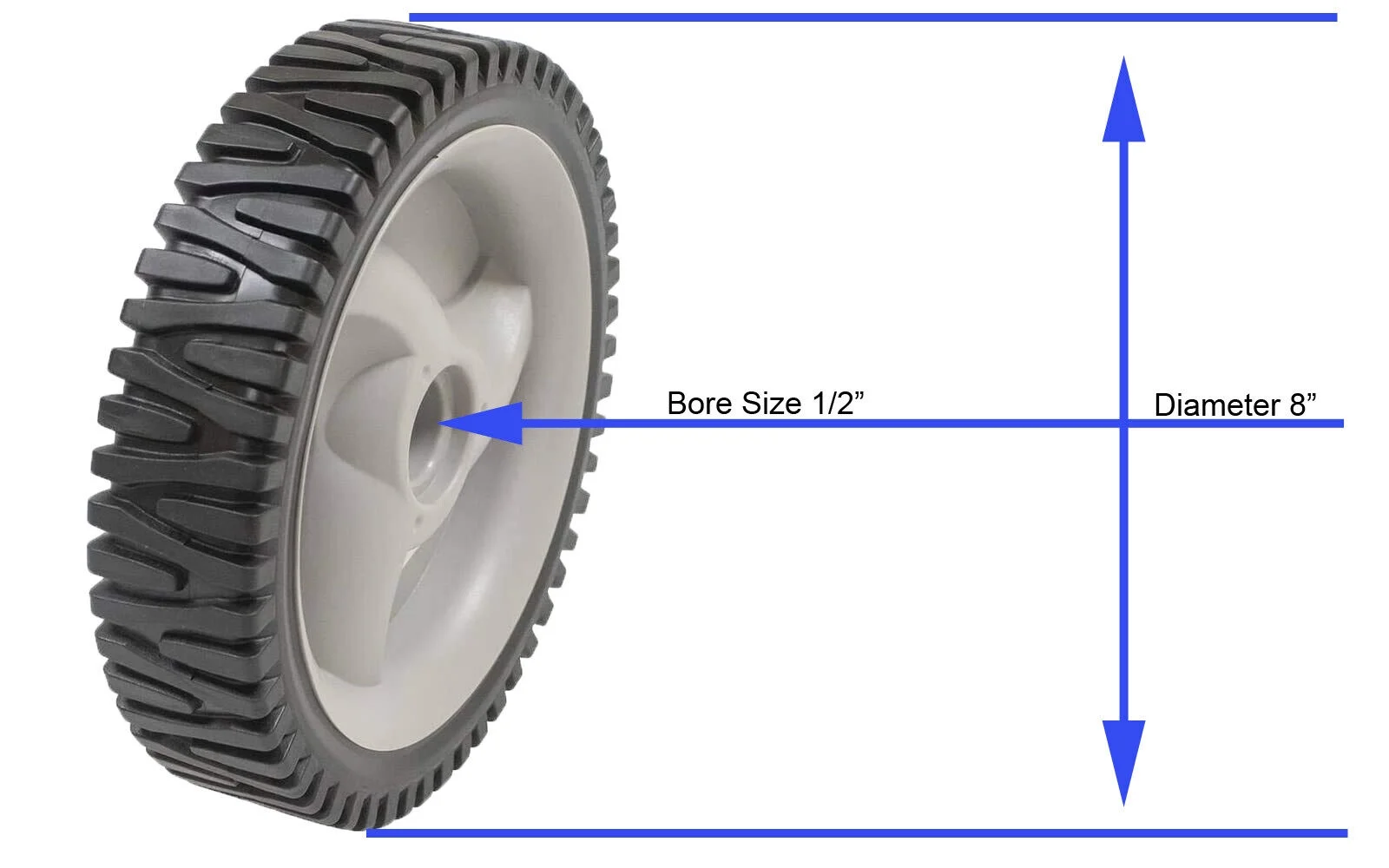 2 Pack 583719501 532402657 Front Drive Wheel 194231X460 Fits Craftsman