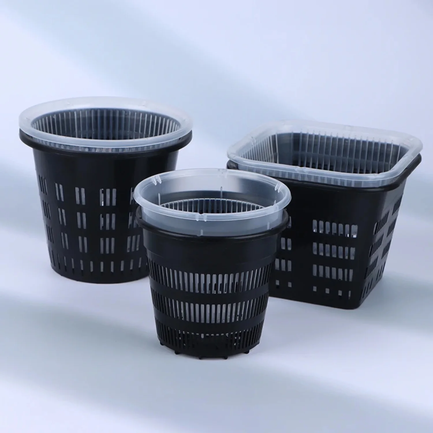 Breathable Plastic Orchid Special Flower Pot Basket Container with Side Hole Net Cup Plant Pot for 11cm and 14cm Orchids