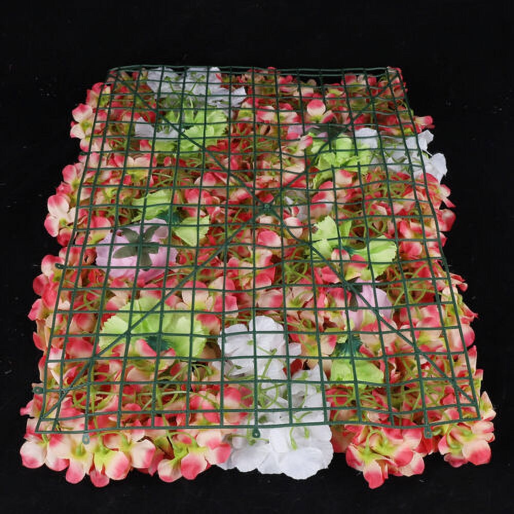 6 Pack Artificial Fake Flower Hydrangea Wall Panel Banquet Wedding Backdrop Wall