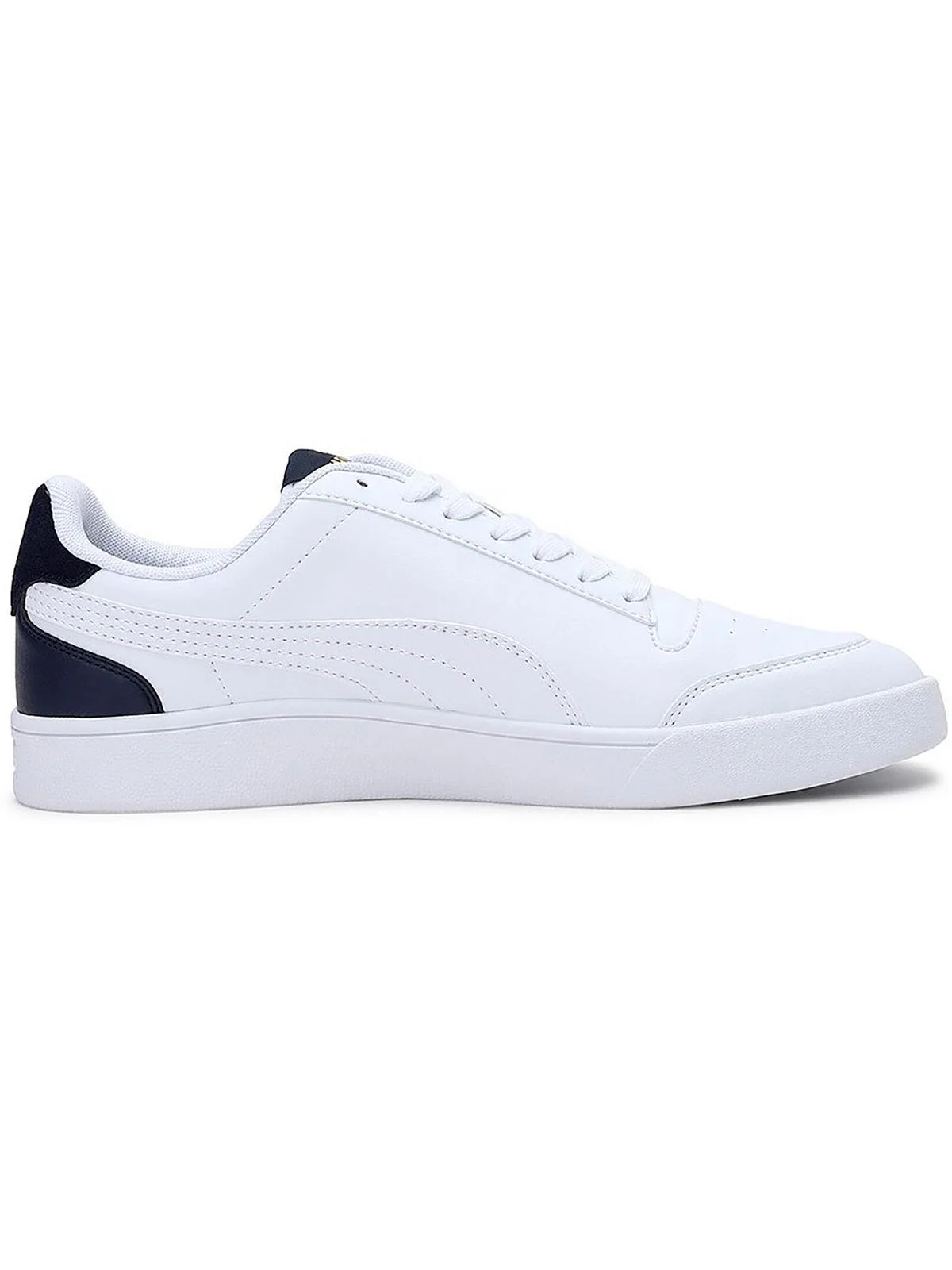 Puma Mens Shuffle Faux Leather Lifestyle Casual And Fashion Sneakers