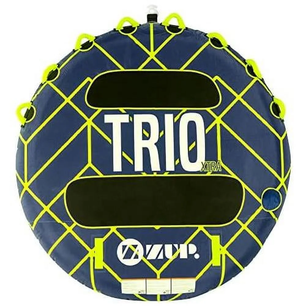 Duo Xtra Towable Deck Tube For Boating With Quick-Connect Tow Hook