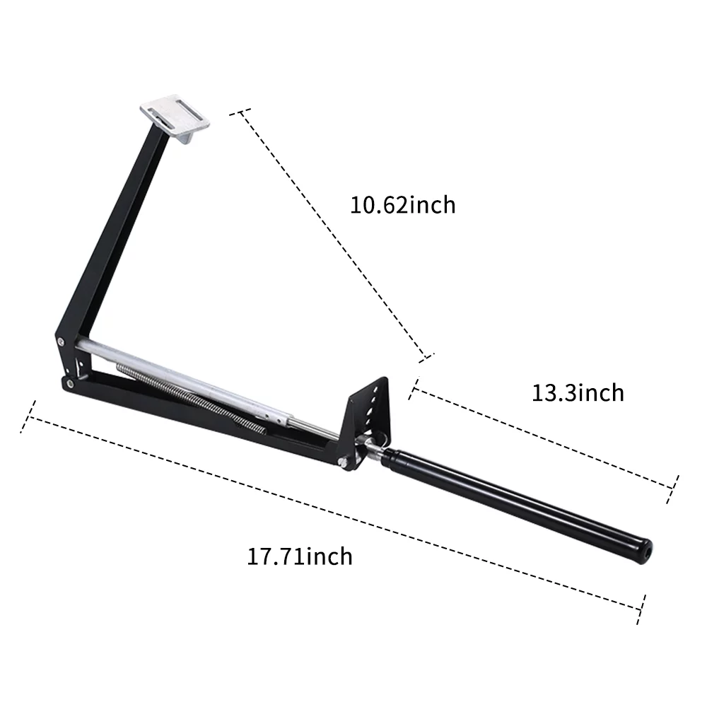 Walmeck Automatic Vent Opener Greenhouse Windows Opener Auto Vent Opener Temperature Sensitive Paint Spraying Iron Single Spring Vent Opener
