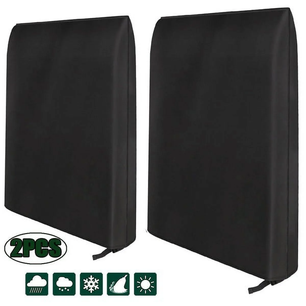 ODOMY Outdoor Reclining Chair Cover Veranda Folding Chairs Cover Garden Sunbed Sun Lounger Cover