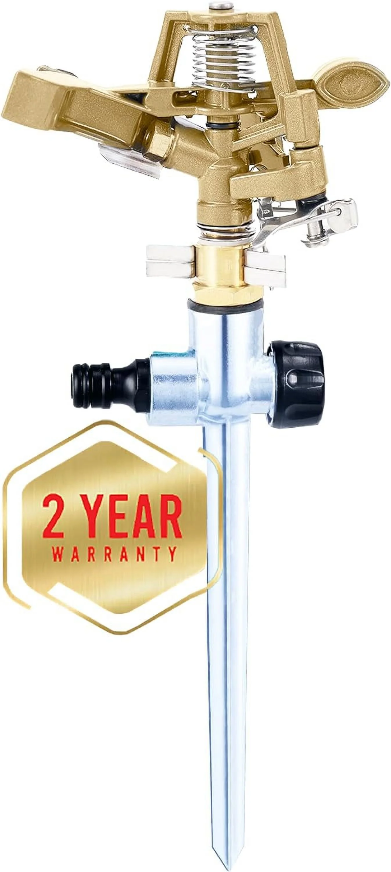 Metal Pulsating Sprinkler for Yard, Up to 6200 SF. (1 Pk)