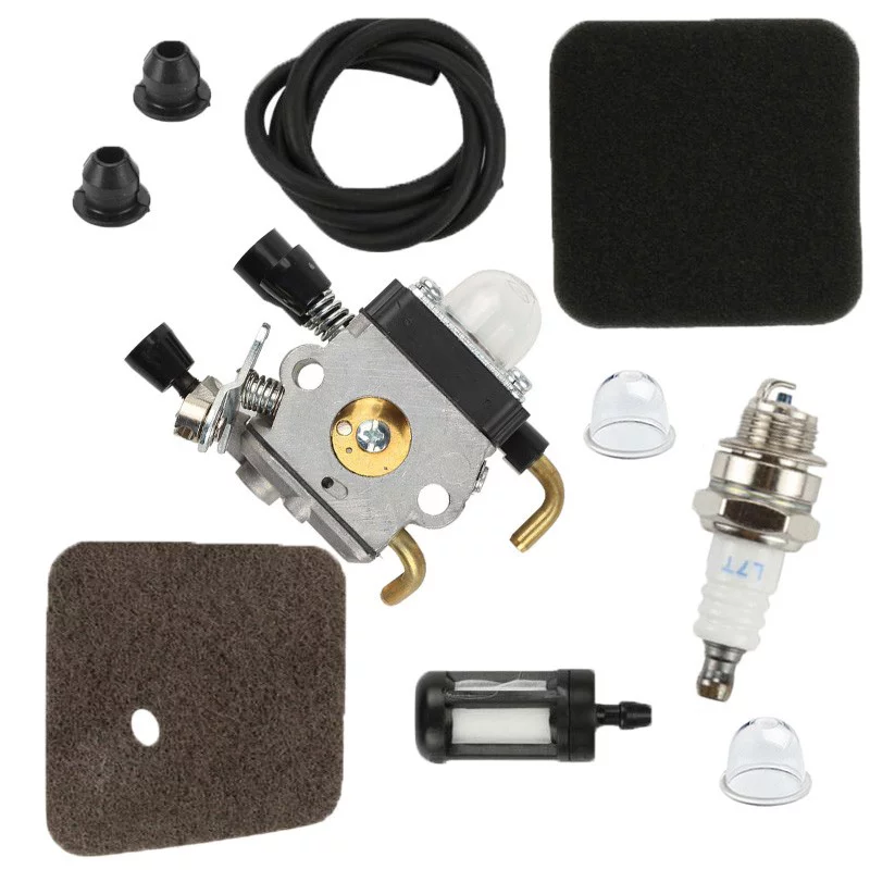 Carburetor & Fuel Line Filter Kit for Stihl hs45 Hedge Trimmer fc55 fs310