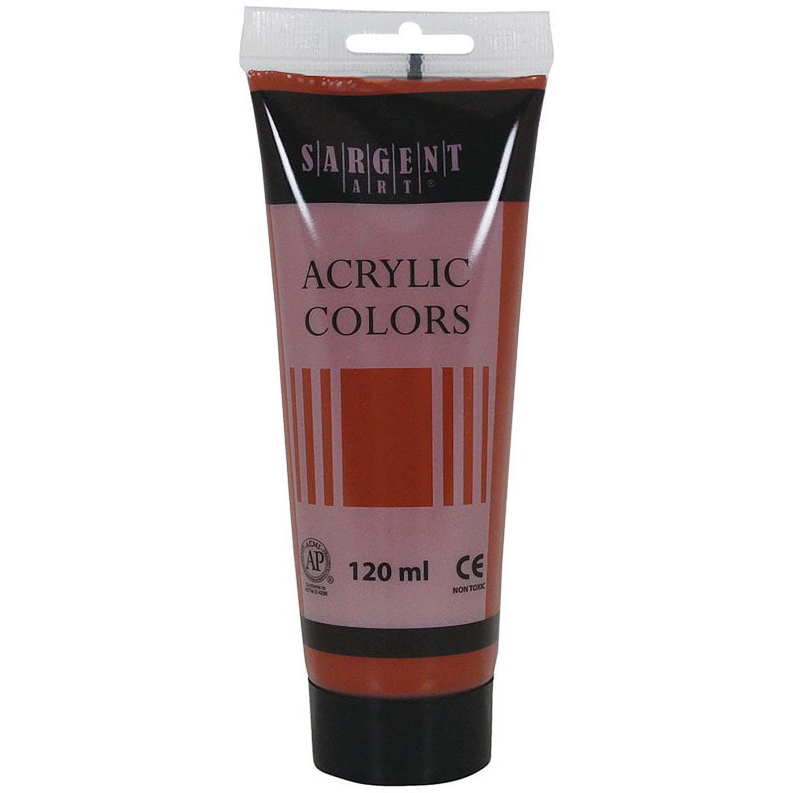 Acrylic Paint Tube, 120 ml, Burnt Sienna | Bundle of 10 Each