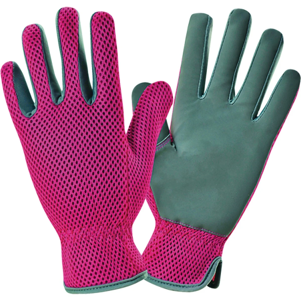 Miracle-Gro Garden Care Women's Small/Medium Polyester Mesh Pink Garden Gloves