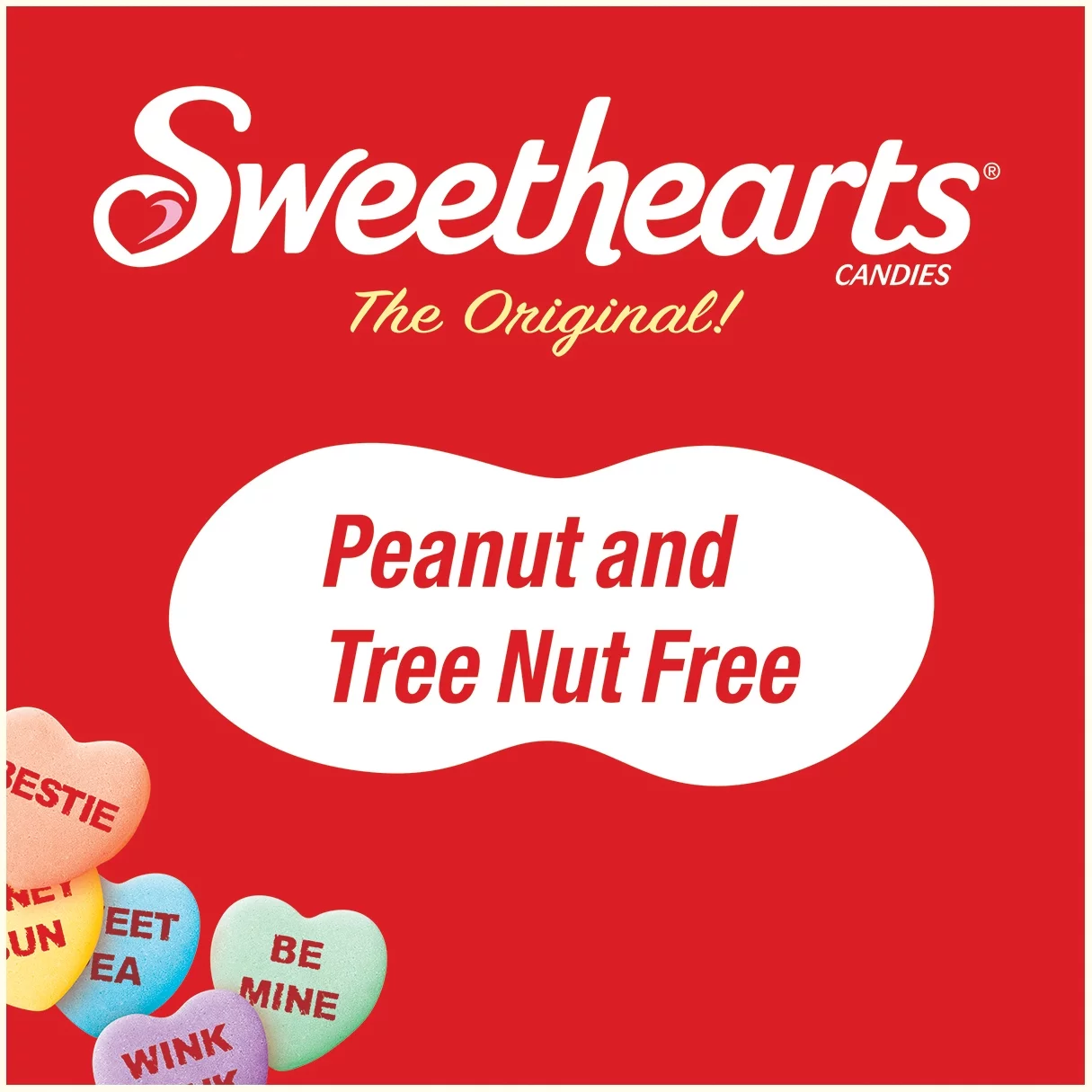 Sweethearts Valentine’s Candy Conversation Hearts, Fruit Candy, 10.5 oz Bag