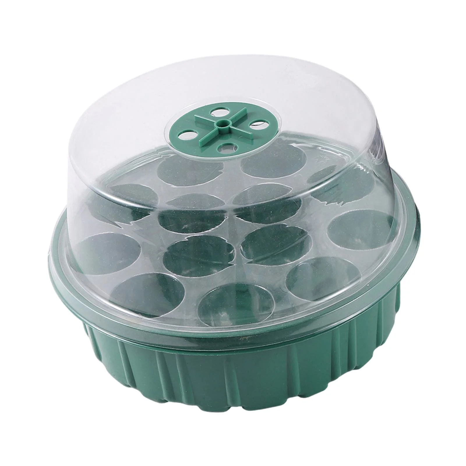 oshhnii 13 Cells Seedling Starting Tray Growing Tray Watertight Base house