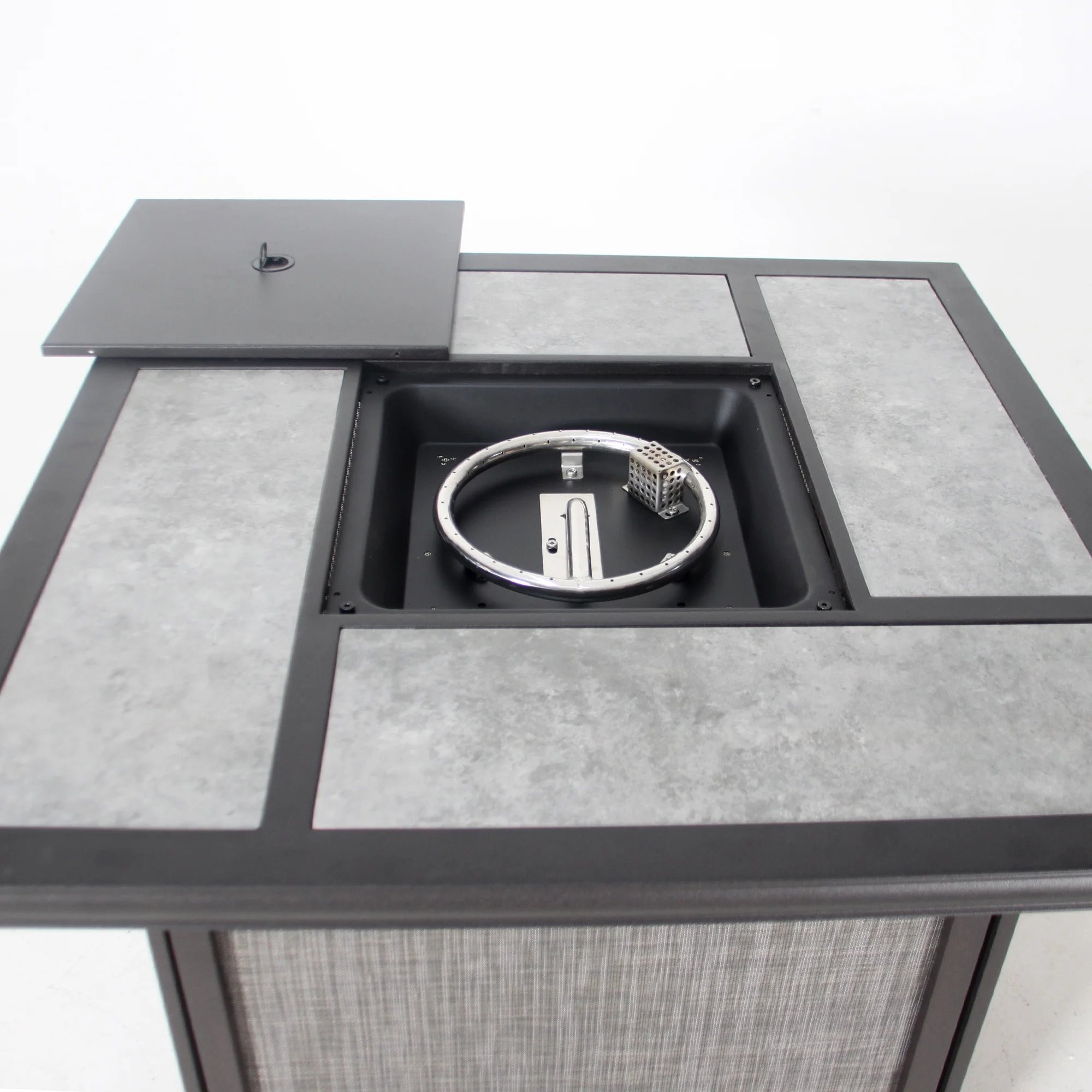 Premium Gas Fire Pit - 81.0 - Elevate your outdoor space with style and warmth!