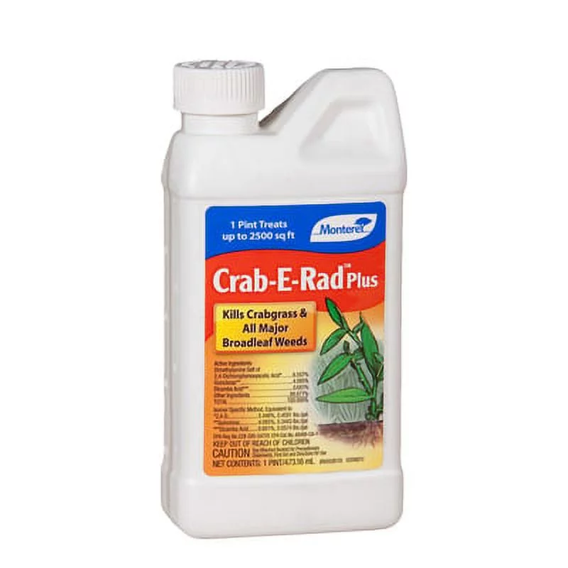 Monterey Crab-E-Rad Plus Crabgrass Killer Liquid Concentrate, 16 Ounces