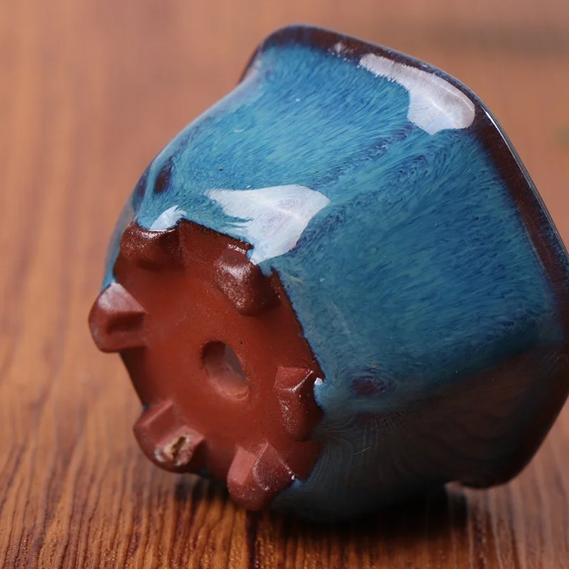 Mini Plant Pots Flower Pot With Holes Garden Chinese Style Bonsai Flowerpot Purple Sand Craft Plant Pot Planter Home Decoration