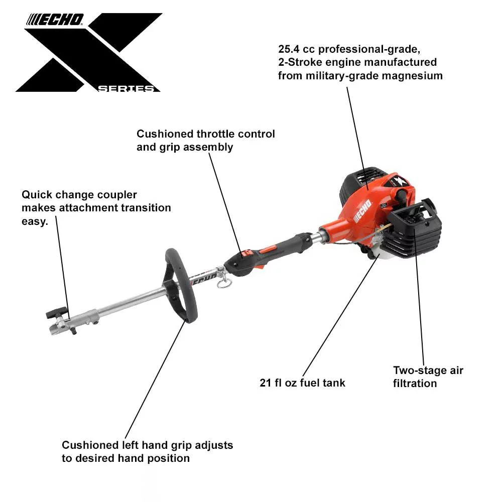 Echo PAS-2620 25.4cc 2 Stroke Gas Power Head PAS Pro Attachment Series