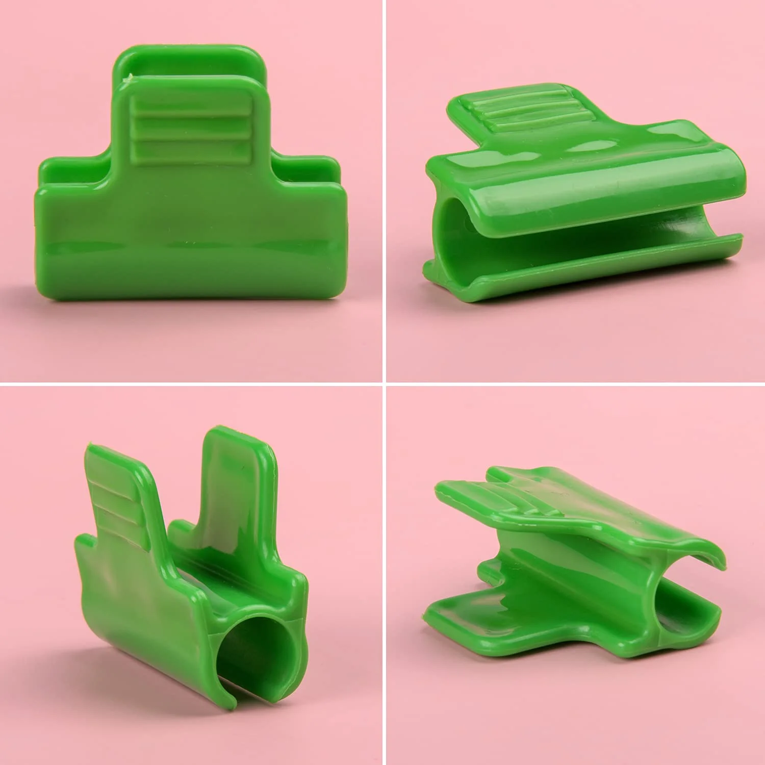 20 PCS Greenhouse Pipe Clamp Greenhouse Film Clamps Row Cover Netting Tunnel Hoop Clips for Greenhouses Frame Shelters (20)
