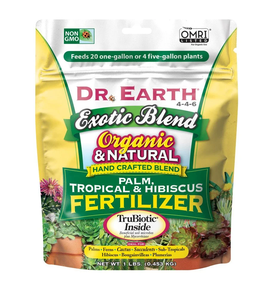DR Earth  1 lbs Exotic Blend Palm, Tropical Hibiscus Fertilizer