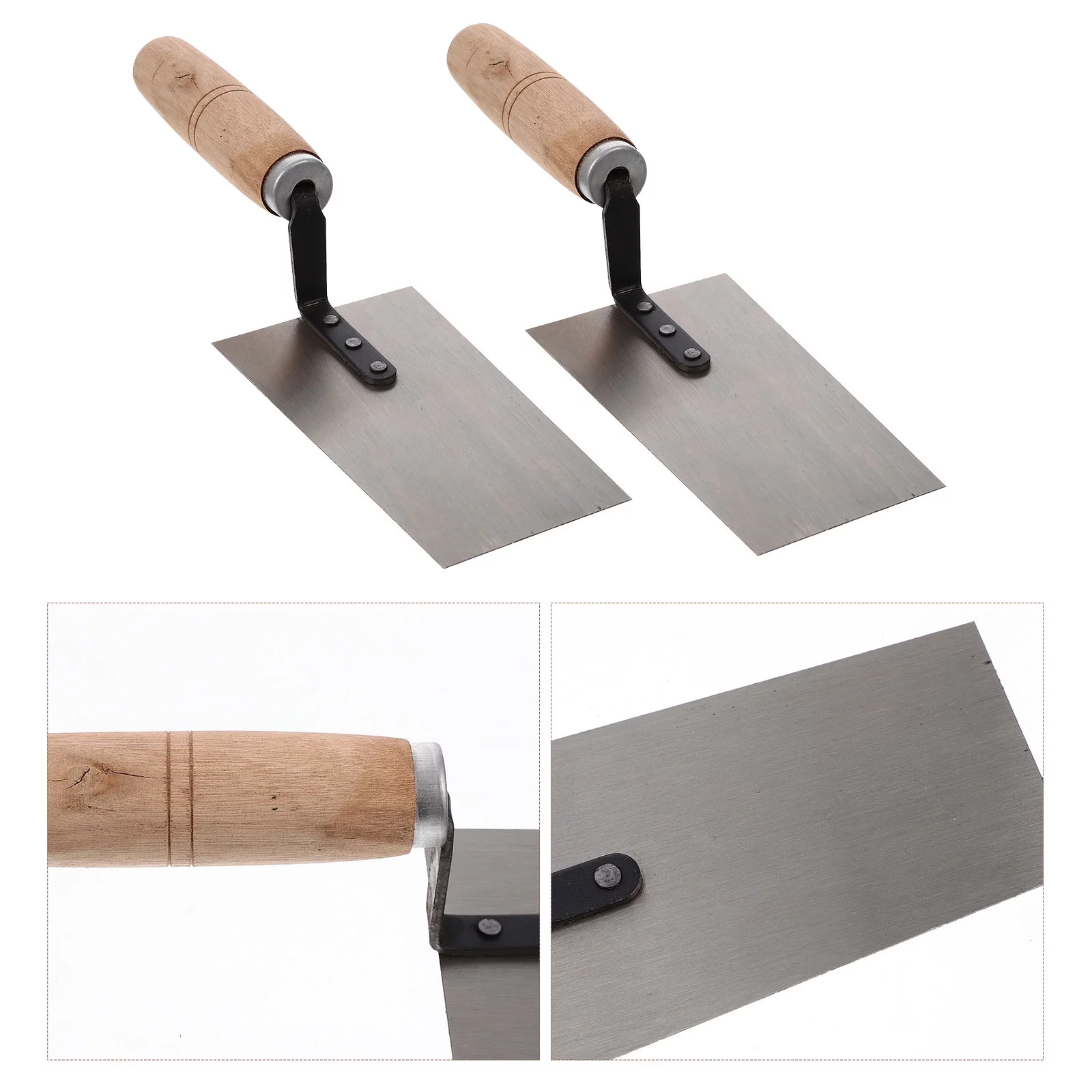 4pcs Masonry Trowel Finishing Trowel Construction Spatula Margin Trowel Paint Scraper