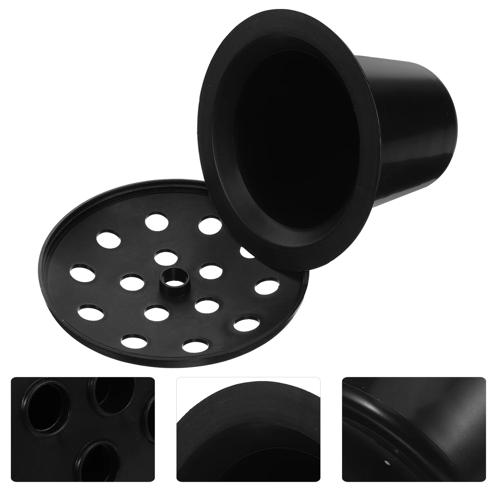 Qumonin 4Pcs Cemetery Flowers Pot for Grave Cemetery Grave Decoration Cemetery Flowerpot Grave Decor