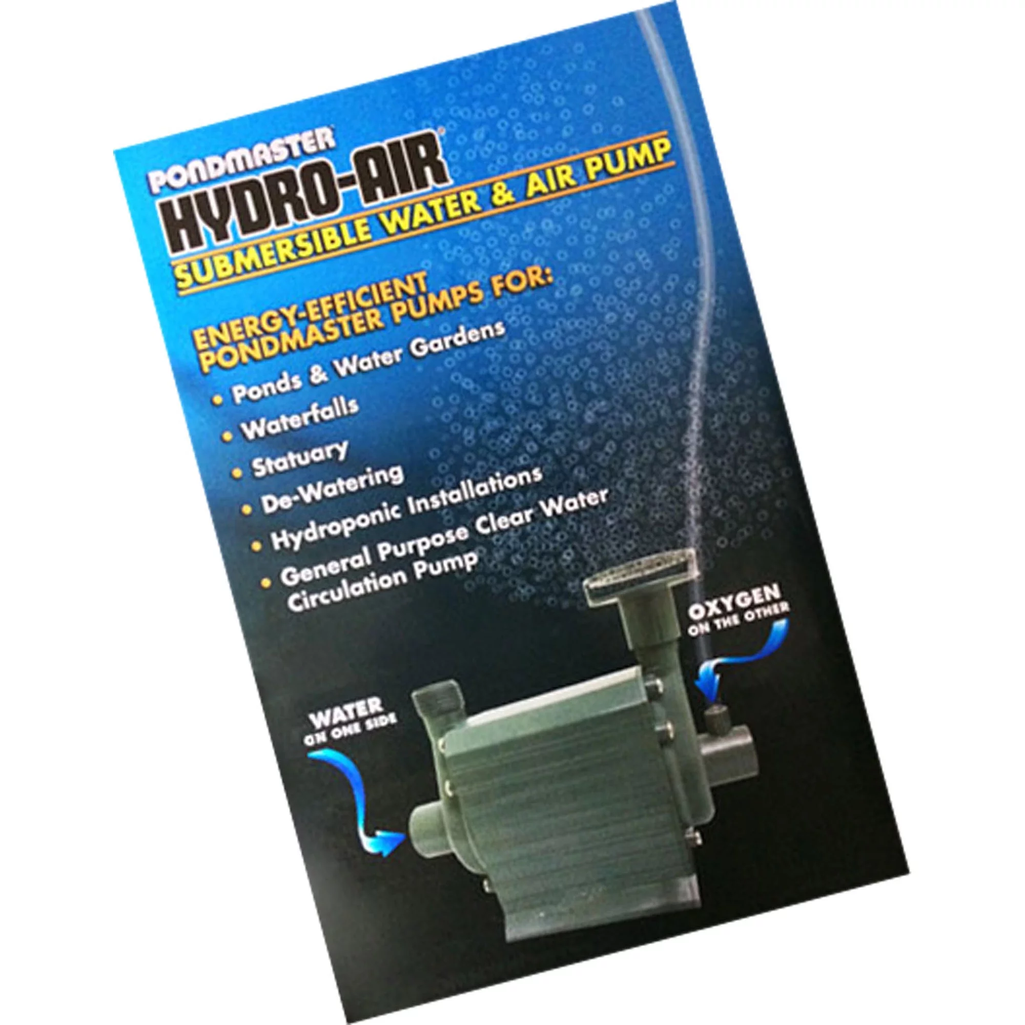 Pondmaster Hydro-Air Submersible Water & Air Combination Pond Garden Pump| 02795