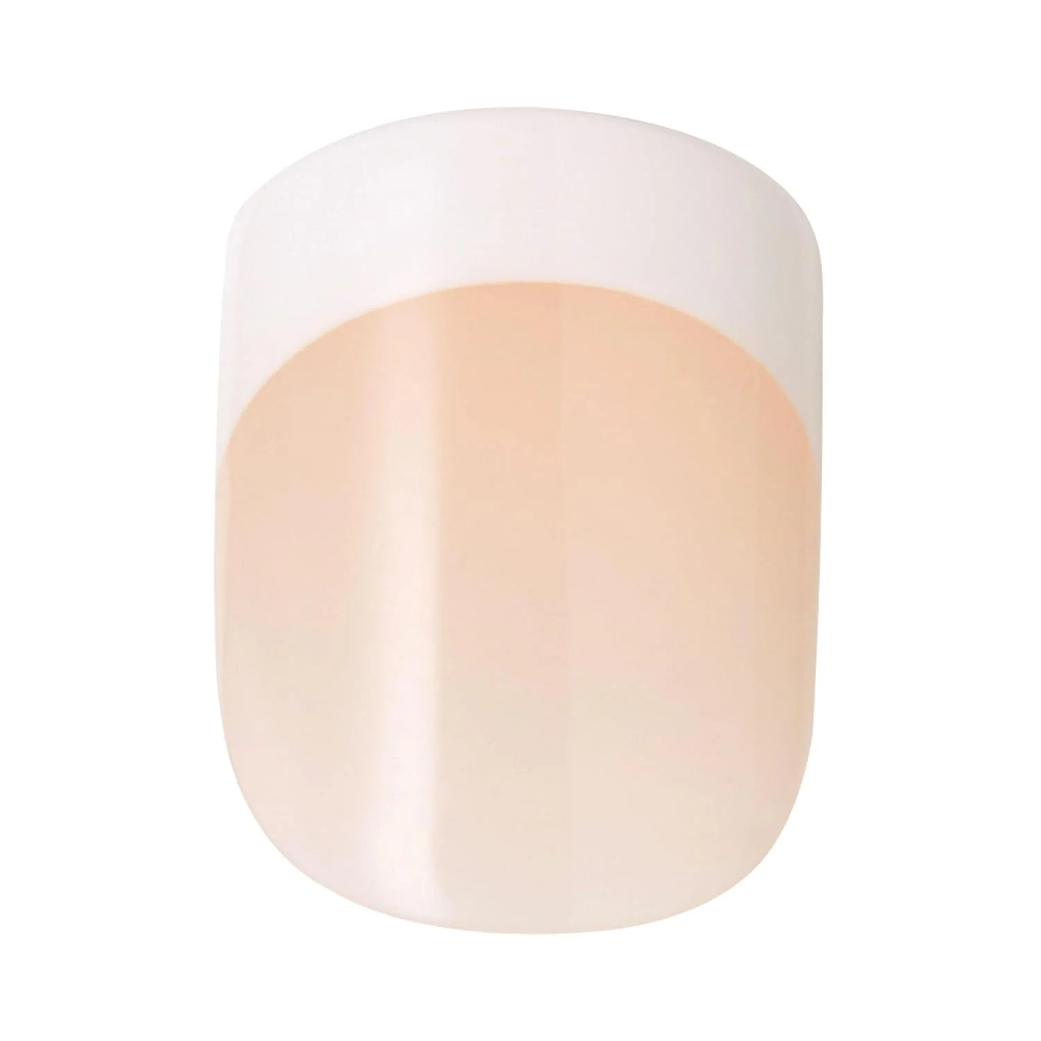 KISS Salon Acrylic French Manicure Set, Style “Power Play”, Nail Kit Includes Pink Gel Nail Glue (Net Wt. 2 g / 0.07oz.), Mini Nail File, Manicure Stick, and 28 Fake Nails