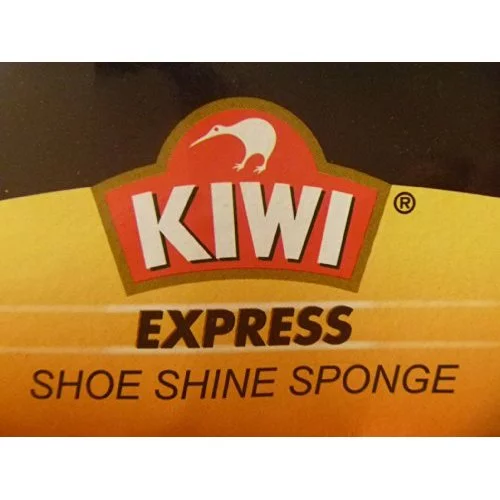 2 X Kiwi Express Shine Instant Black Shoe Sponge Superior Shine Quick & Easy Speed Shine 2 Pcs