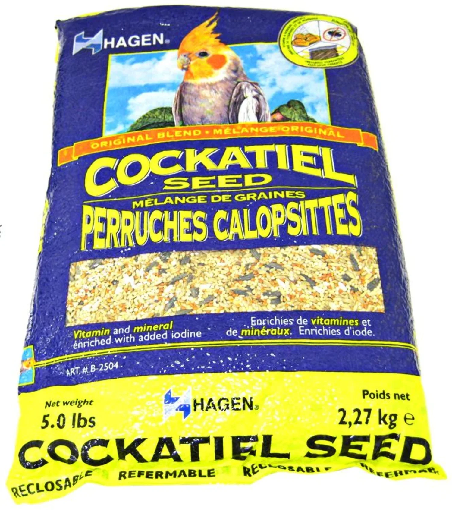 Hagen Cockatiel Seed - VME, 5 lbs