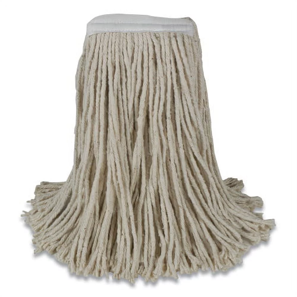 O'Dell Economy 53 Series Mop Head, 16 oz, Cotton, Natural, Each