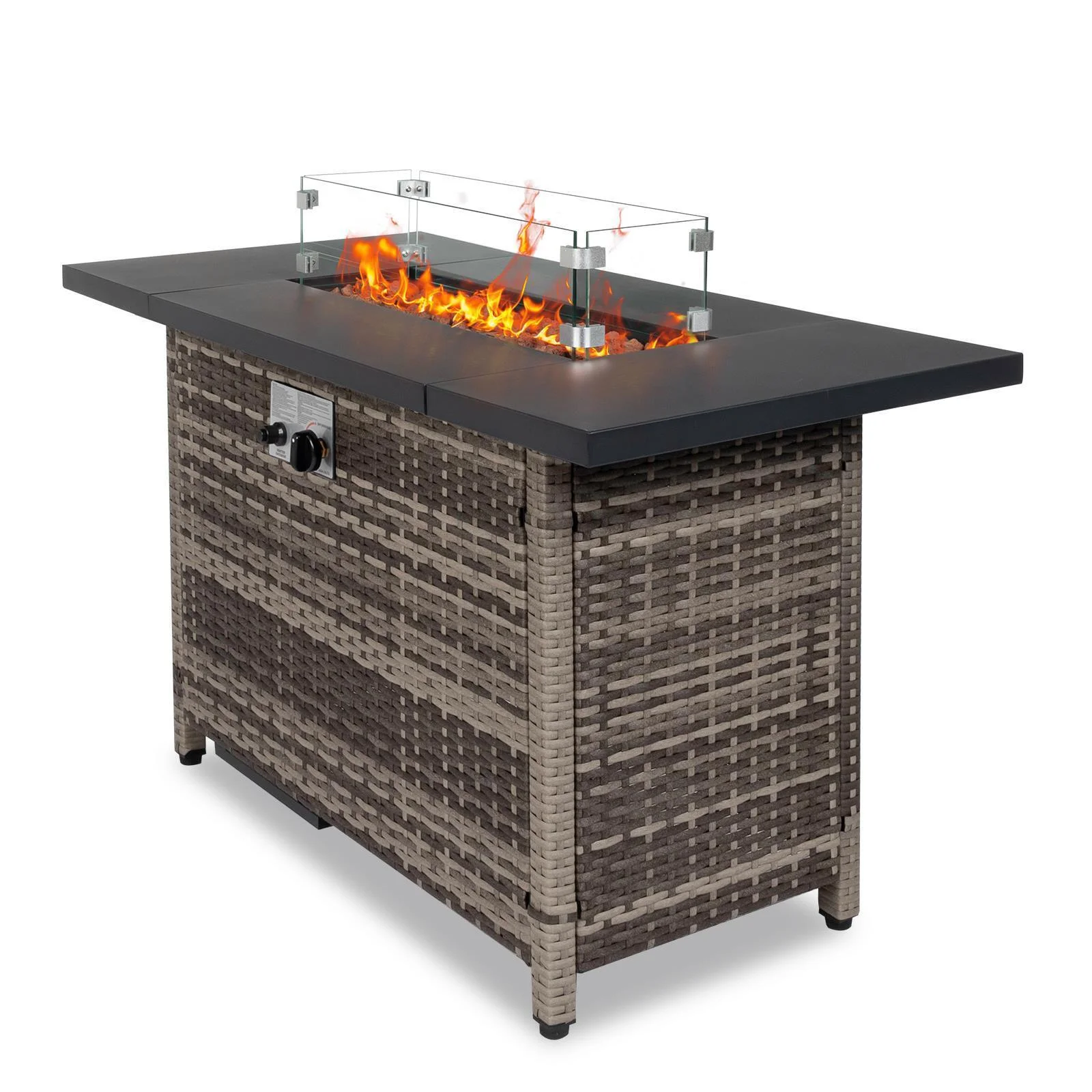 Propane Wicker Fire Pits 43 