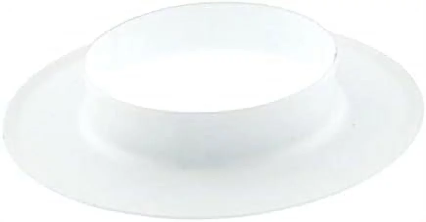 Fire Sprinkler 401 Steel Flush Escutcheon White, Chrome