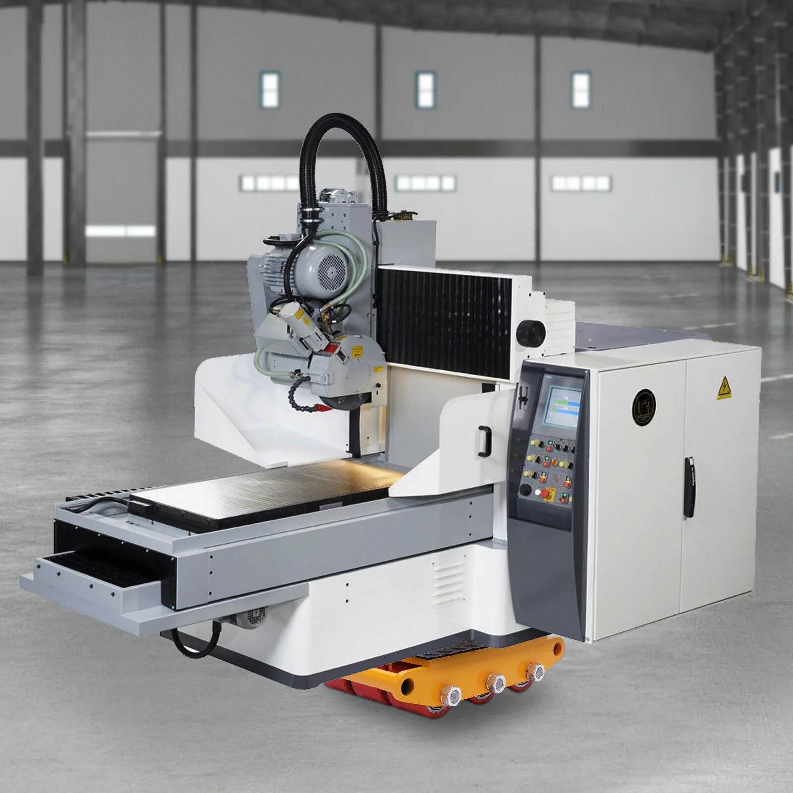 15T Heavy Duty Machine Dolly Industrial Machinery Mover Dolly Skate Rotating 9 Roller Cargo Trolley 33000lbs