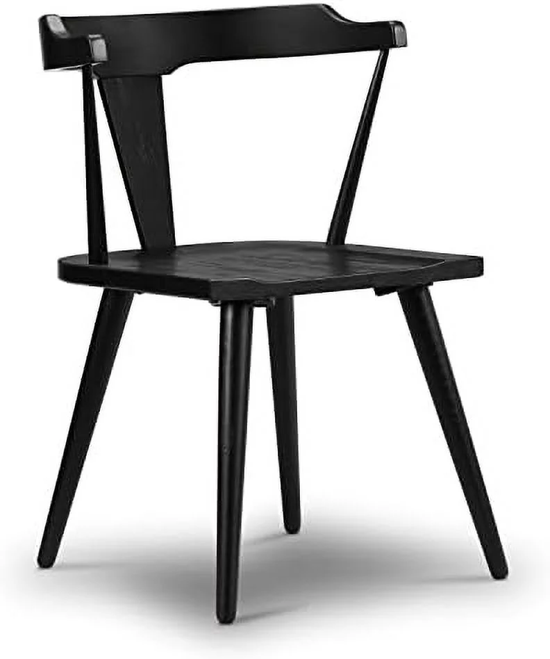 QUGDXVBN POLY & BARK Enzo Dining Chair Oak  Black