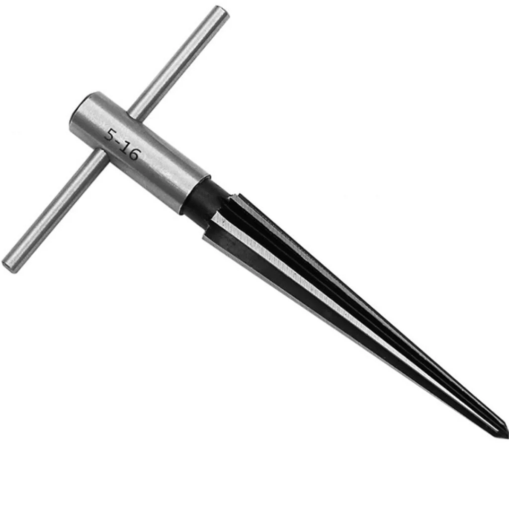 oshhnii 5xT Handle Taper Reamer Hand Held Tapered Hole Pipe Reaming Tools 5-16mm