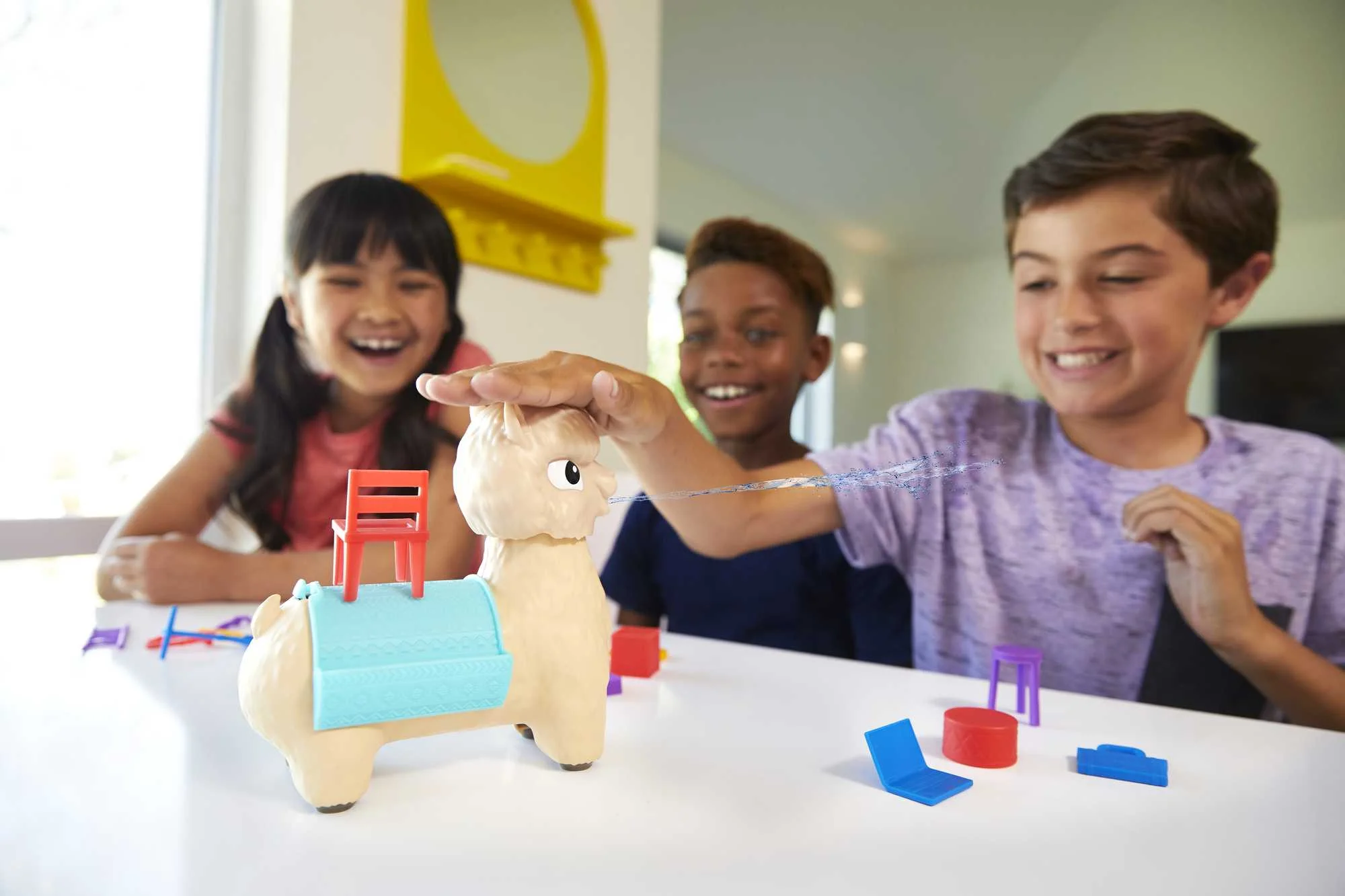 Hackin' Packin' Alpaca Kids Game, Quickly Stack Pieces & Al Sprays Water, Family & Kids Game Nights
