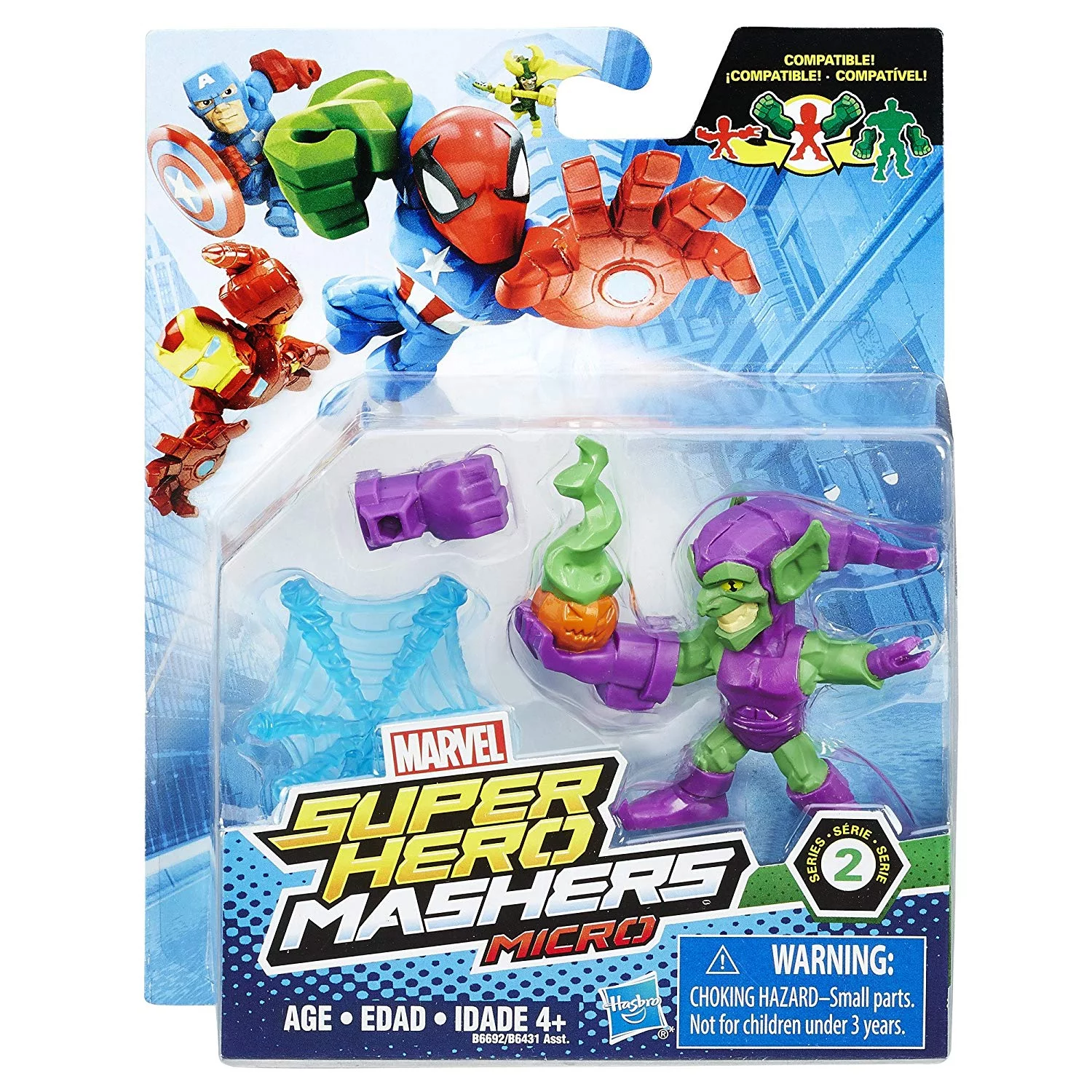 Marvel Super Hero Mashers Micro Series 2 Mini Figure - Green Goblin