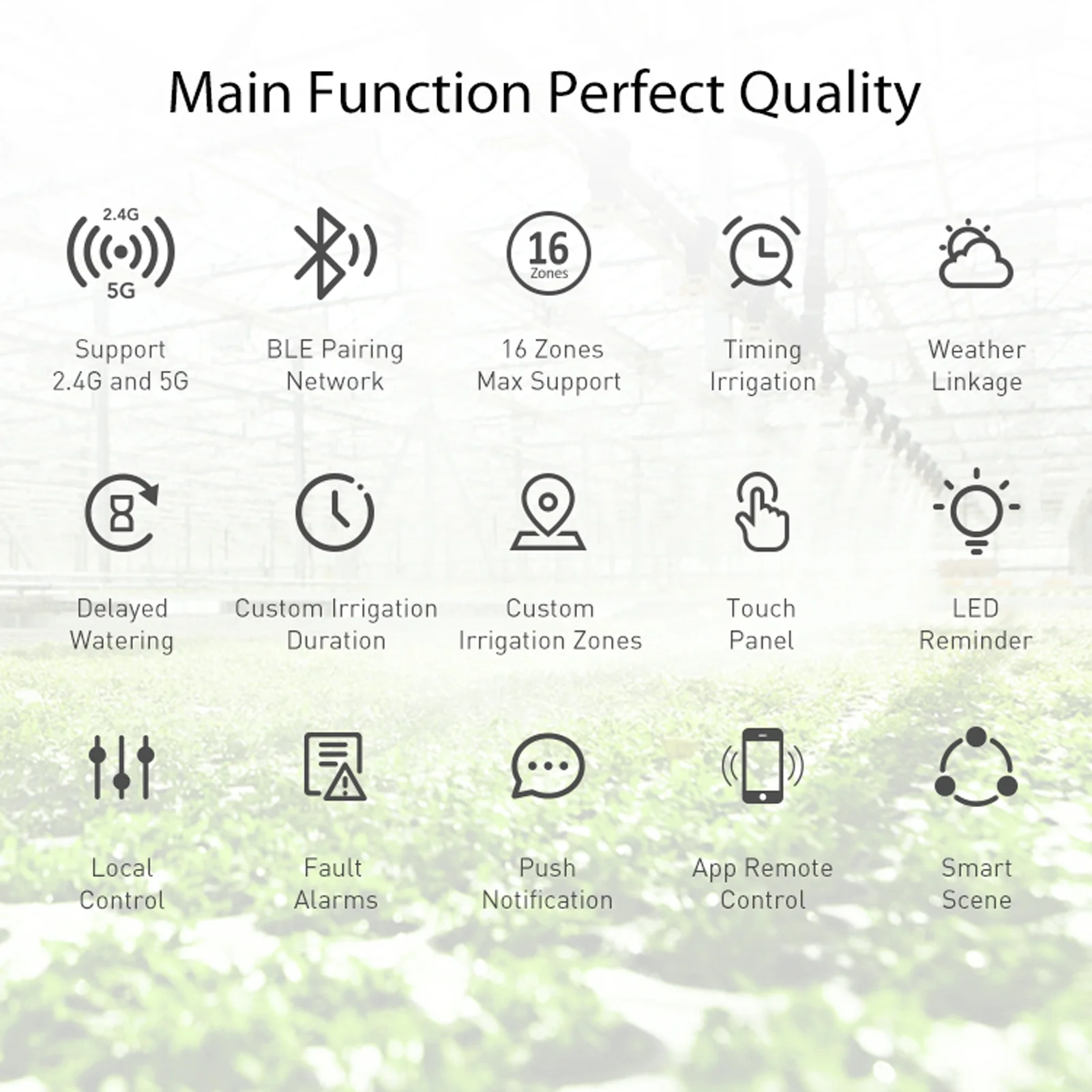 GoolRC Irrigation Controller,Timer Device Balcony Water Timer 16 Zones Wifi Bt Sprinkler Weather Delay Device Balcony Weather Dsfen Wifi Mizuh Device 16 Zones Wifi Timer Havou Sprinkler