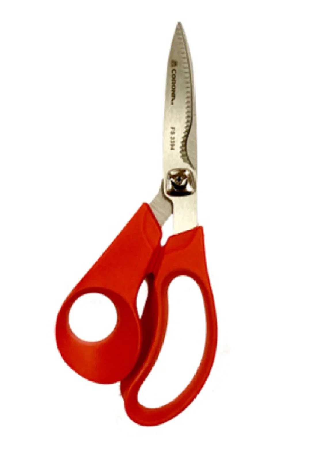 Corona FS 3394 Floral Comfort Gel Grip Scissors, Red, Each