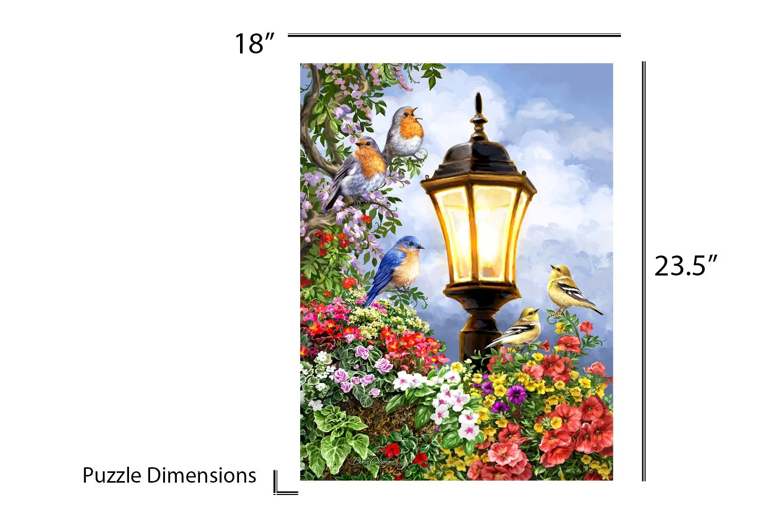 Springbok's 100 Piece Jigsaw Puzzle Song of Summer - Made in USA