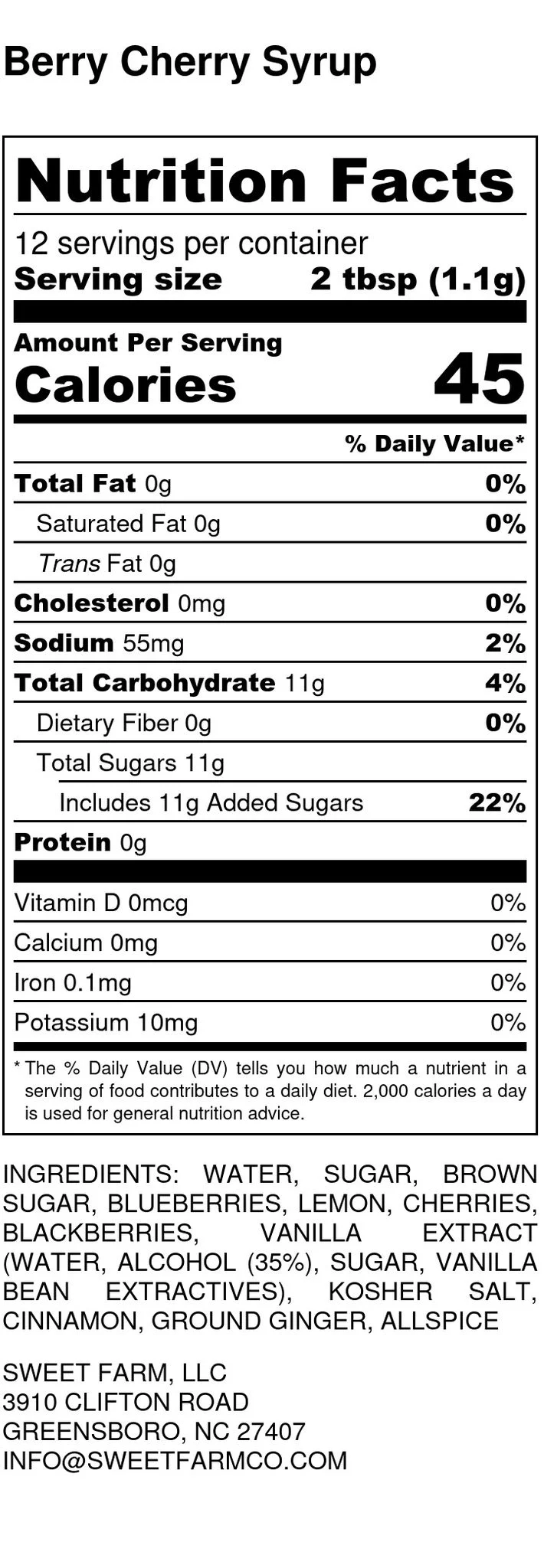 Berries and Cherries