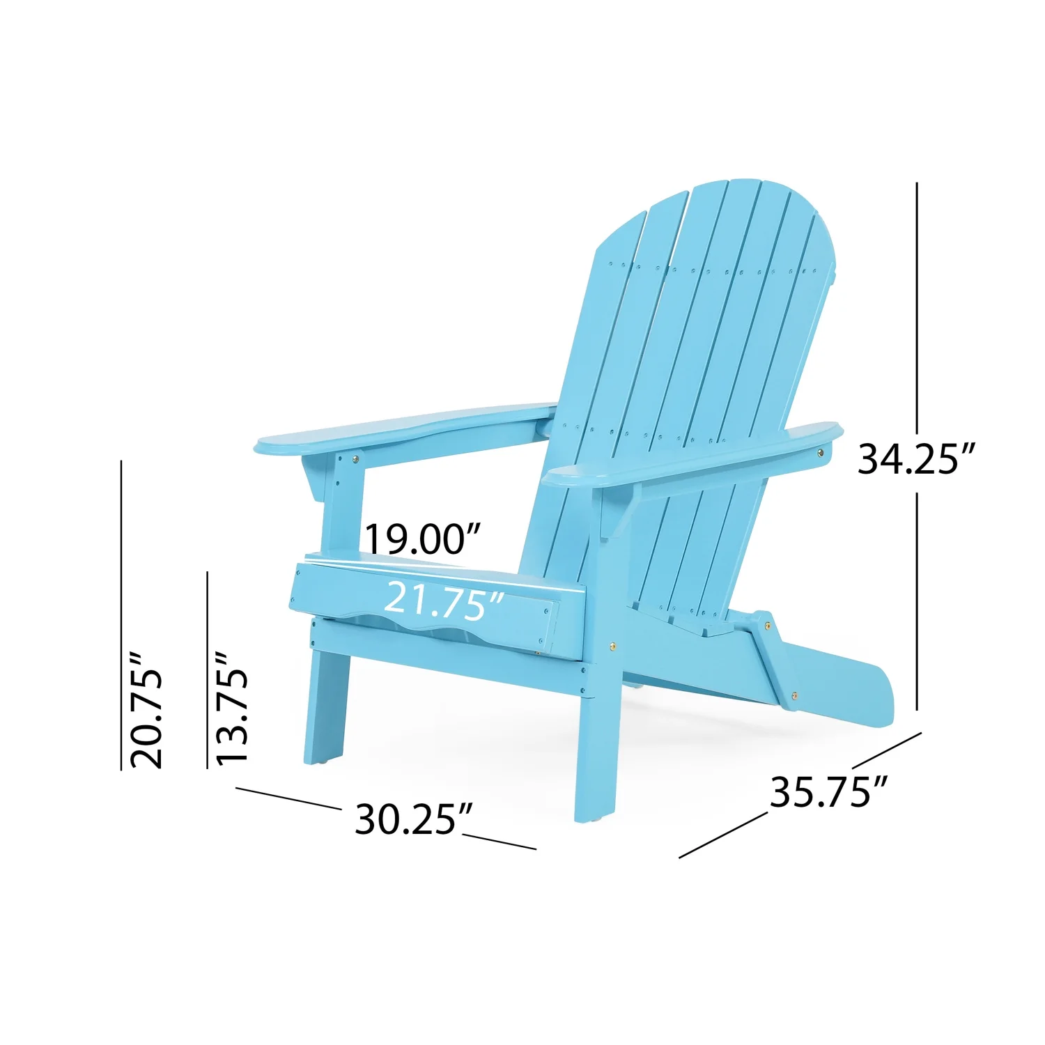 SQEWRED MALIBU ADIRONDACK CHAIR