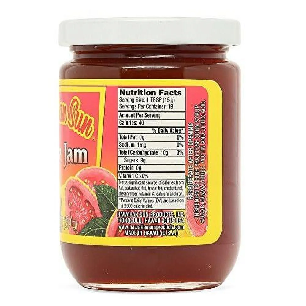 Hawaiian Sun Guava Jam - 4-Pack, 10oz Jars