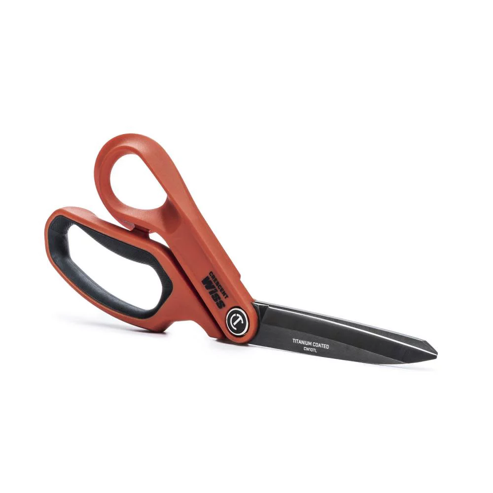 Crescent Wiss 10In Tradesman Shears Offset Left Hand Titanium Coated