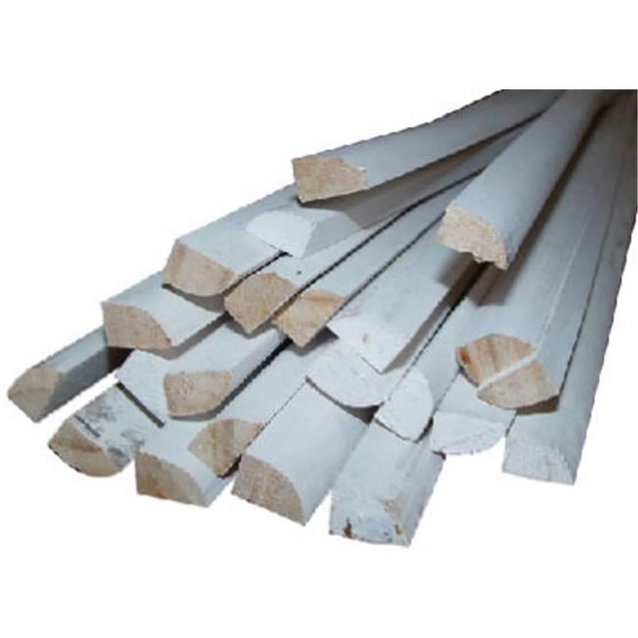 0W126-93096C1 8 ft. Shoe Moulding Finger Joint Primed Ponderosa Pine, Pack Of 10
