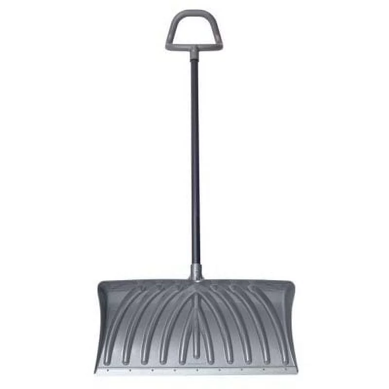 Deluxe Snow Shovel/Pusher, Non-Stick Blade, Centerforce Handle, 27-In.