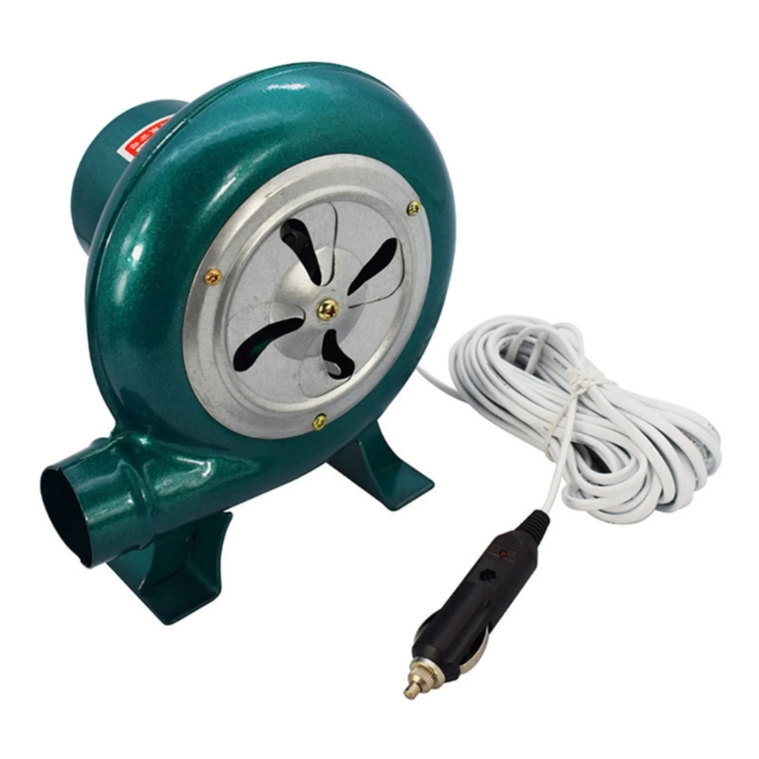 12V Car Smelting Metal Fan BBQ Blower 40W/80W Charcoal Chimney Starter Cooking Barbecue Fan with ON OFF