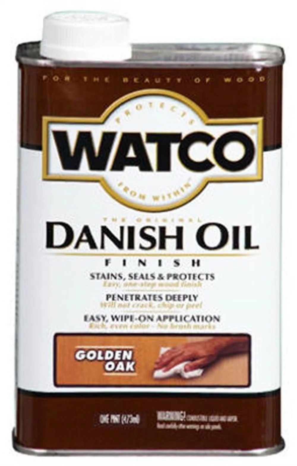 Watco 65141 Danish Oil Wood Finish, Quart, Golden Oak