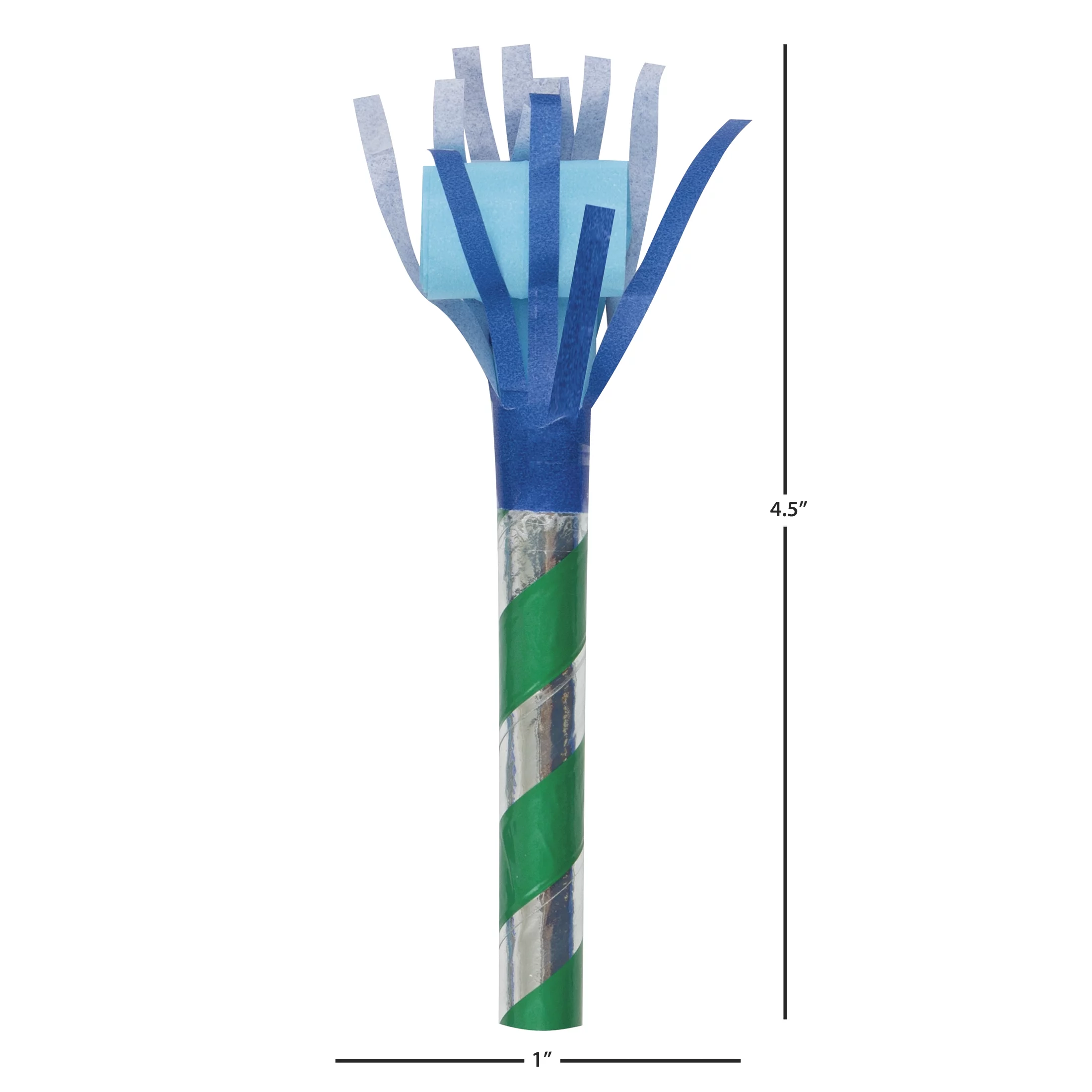 Way to Celebrate! Blue & Green Party Blowers, 6ct