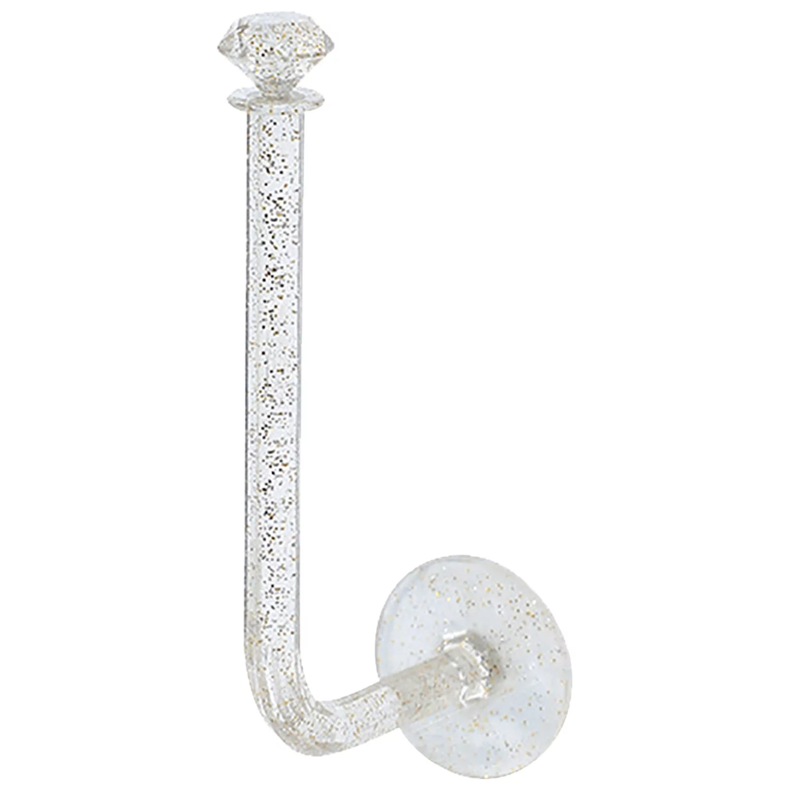 TIHLMK Clearance No Punching Transparent Hook Bathroom Head Rope Hair Hoop Jewelry Hanger Traceless Paste Small Object Hook